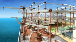 Norwegian Escape Ropes Course - Courtesy of Norwegian Cruise Line